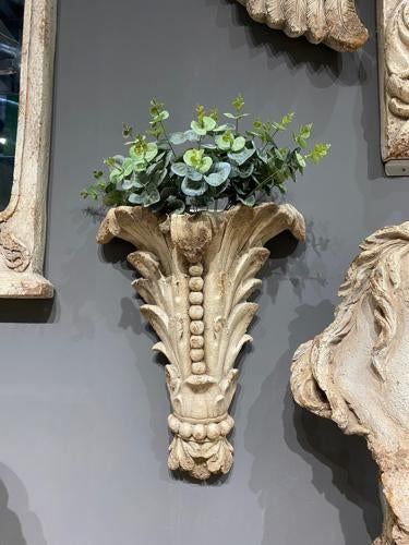 Vintage Flower Plinth Antique Marble