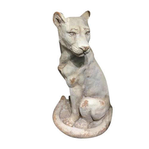 Vintage Lion Antique Marble