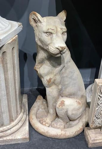 Vintage Lion Antique Marble