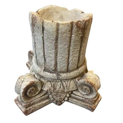 Vintage Planter Antique Marble