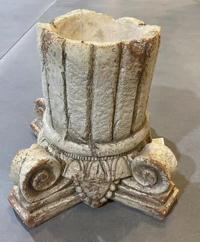 Vintage Planter Antique Marble