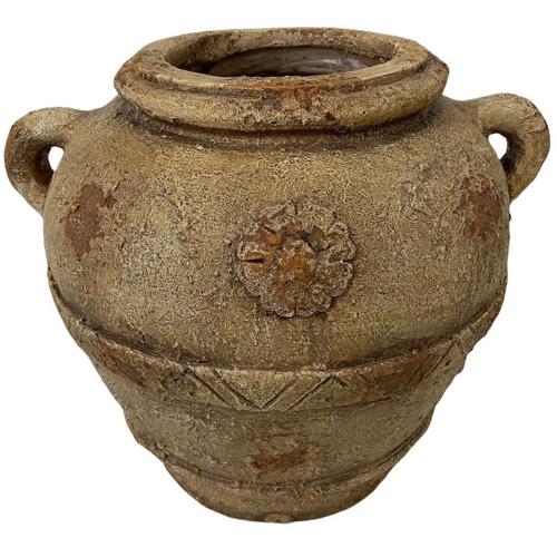 Pot Indoor/Outdoor Antique Marble Composite