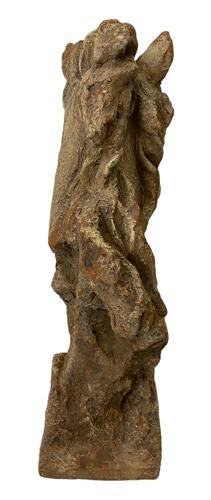 Horse Head Indoor/Outdoor Antique Marble Composite