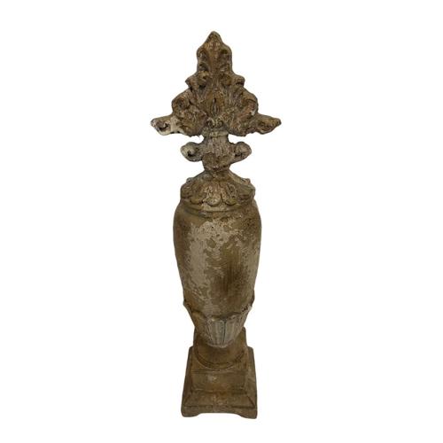 Finial Indoor/Outdoor Antique Marble Composite
