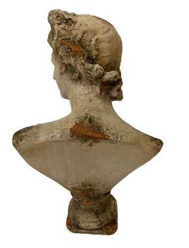 Lady Bust Indoor/Outdoor Antique Marble Composite
