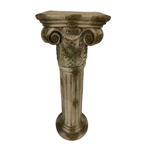 Plinth Indoor/Outdoor Antique Marble Composite