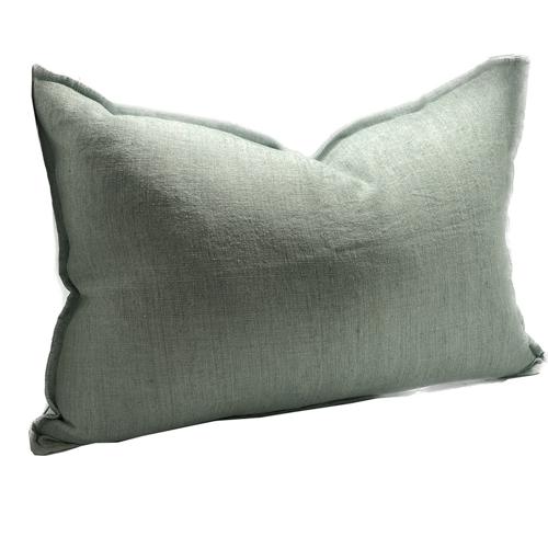 Linen Cushion Cover Mint 400x600mm