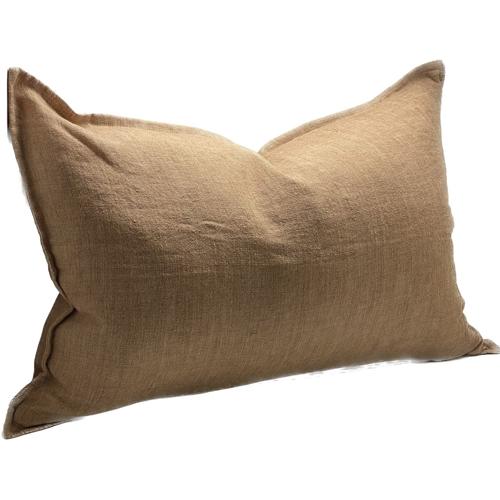 Linen Cushion Cover Sandstone 400x600mm