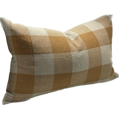 Linen Cushion Cover Toffee 400x600mm