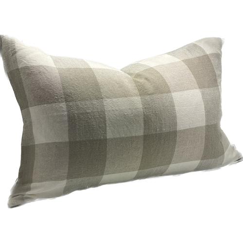 Linen Cushion Cover Milk 400x600mm