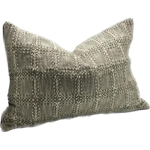 Linen Cushion Cover Khaki 400x600mm