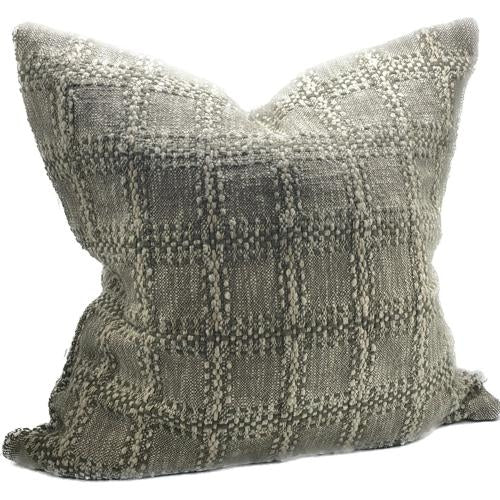 Linen Cushion Cover Khaki 550x550mm