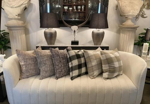 Linen Cushion Cover Natural 550x550mm SC9064