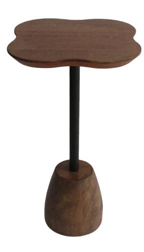Clover Side Table Walnut