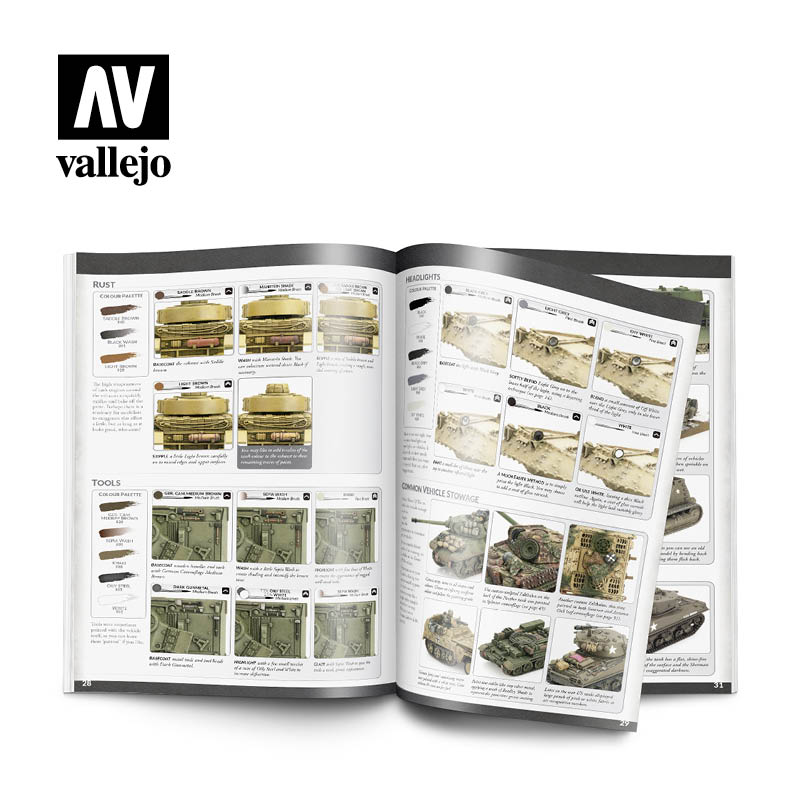 Vallejo - Book: Colours of War - Painting WWII & WWIII miniatures