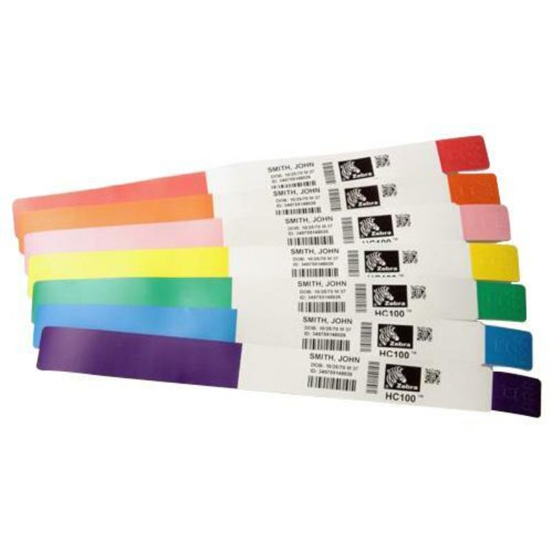 Durable orange wristbands for events, featuring a tamper-evident design and vibrant color, suitable for various gatherings.