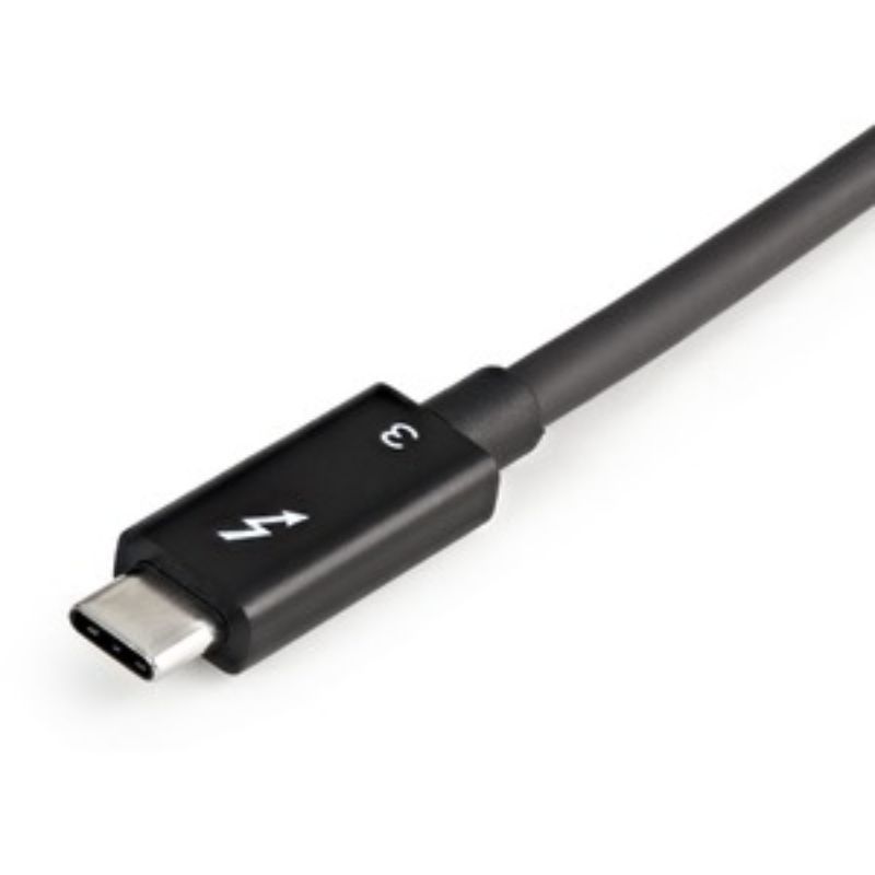 StarTech Thunderbolt 3 to Dual DisplayPort Adapter for connecting 2 x 4K monitors, supports 8K, ideal for professionals.