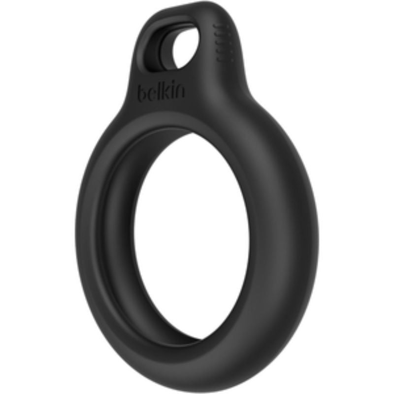 Belkin AirTag Secure Holder with Key Ring - Stylish Black Accessory for Tracking Essentials