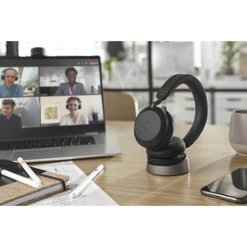 Jabra Evolve2 75 Wireless Headset - Stereo - Bluetooth - Noise Cancelling - 36 Hours Battery