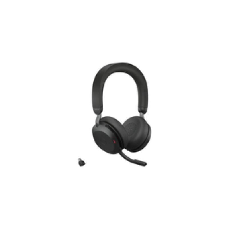Jabra Evolve2 75 Wireless Headset - Stereo - Bluetooth - Noise Cancelling - 36 Hours Battery