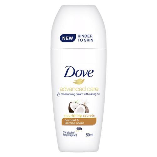 Dove Roll On 50ml Coconut & Jasmine - Pack of 6