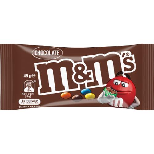 M&M Milk Chocolate 49g - Pack of 12