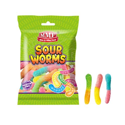 MMF Sour Worms 100g - Pack of 30