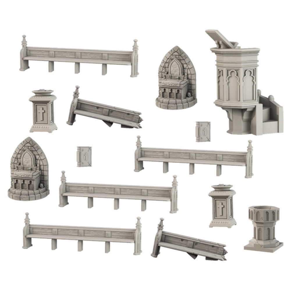 MANTIC DIRECT TerrainCrate - Village Church