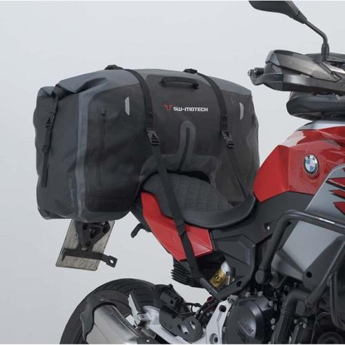 SW-Motech Tail Bag Drybag Grey Black 70L Weatherpoof