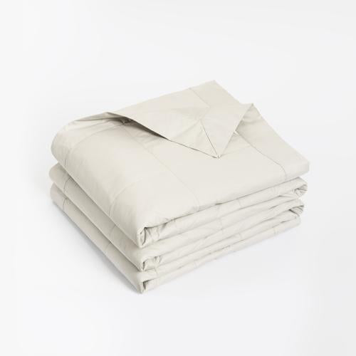 Baksana - Luxury Espresso Coverlet - 30/70 - Alabaster- Double / Queen