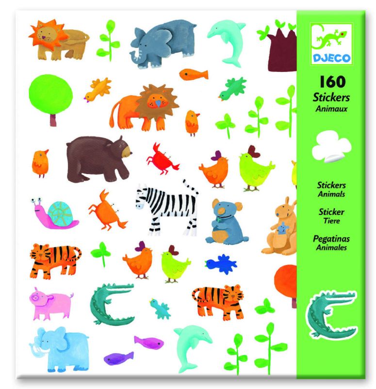 Stickers - Animals (4 Packs) - Djeco