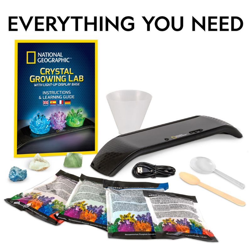 Light Up Crystal Growing Kit - National Geographic - National Geographic