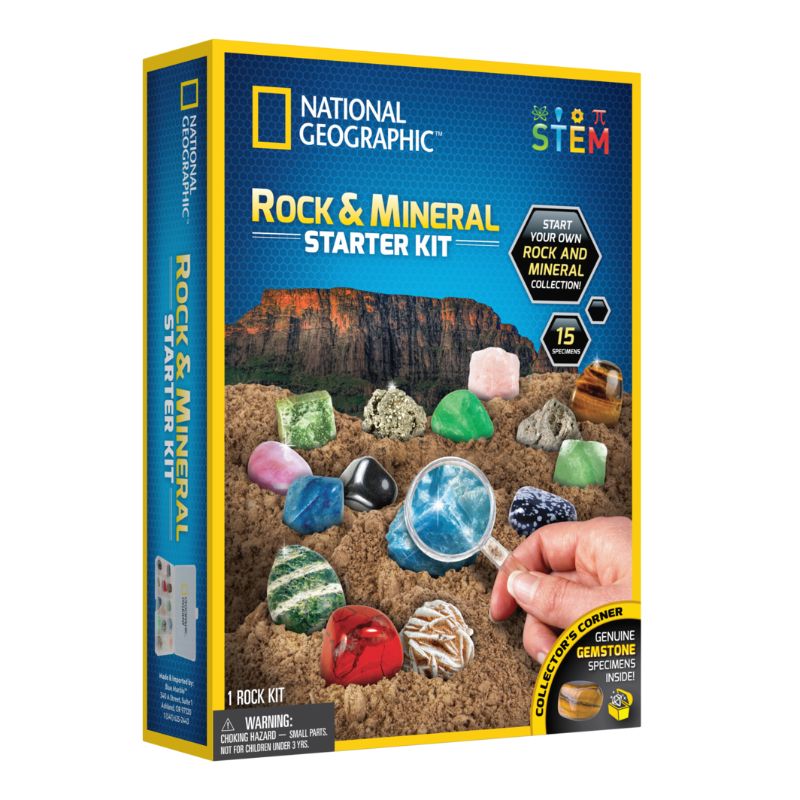 Rock + Mineral Starter Kit - National Geographic - National Geographic