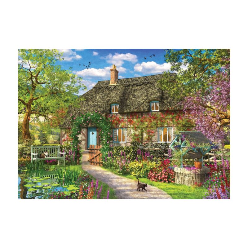 Puzzle - Spring Cottage (1000pcs) - Theatrix