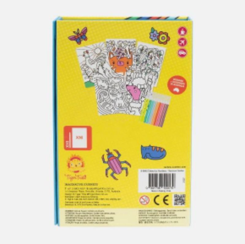 Colour By Numbers - Rainbow Circle