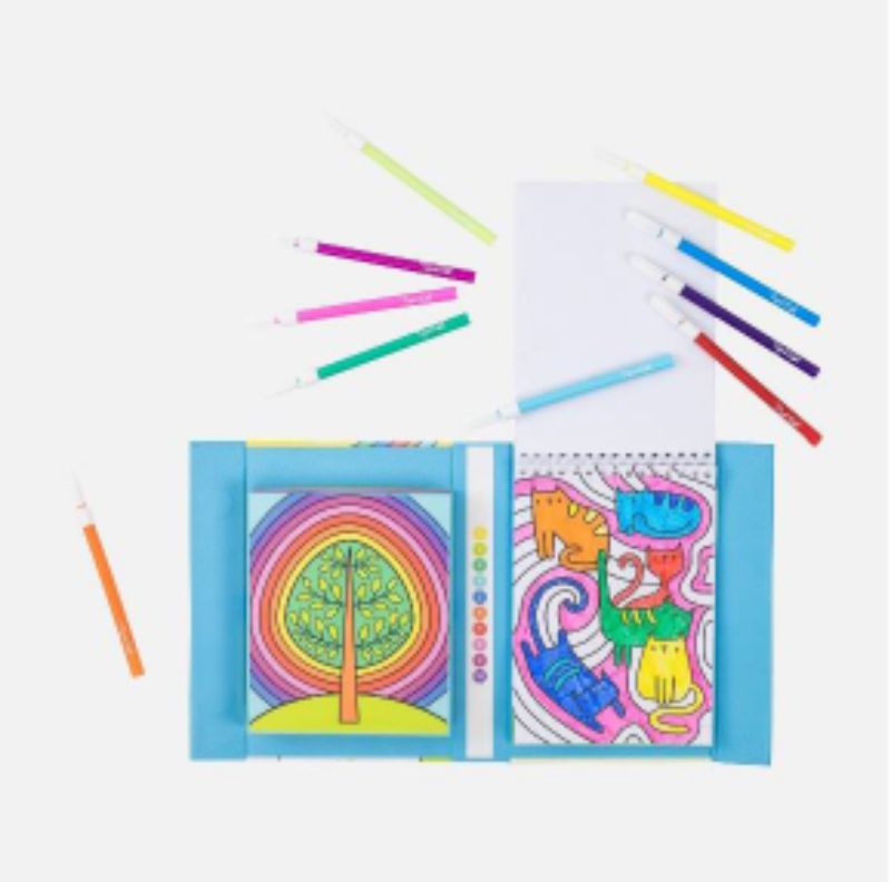 Colour By Numbers - Rainbow Circle