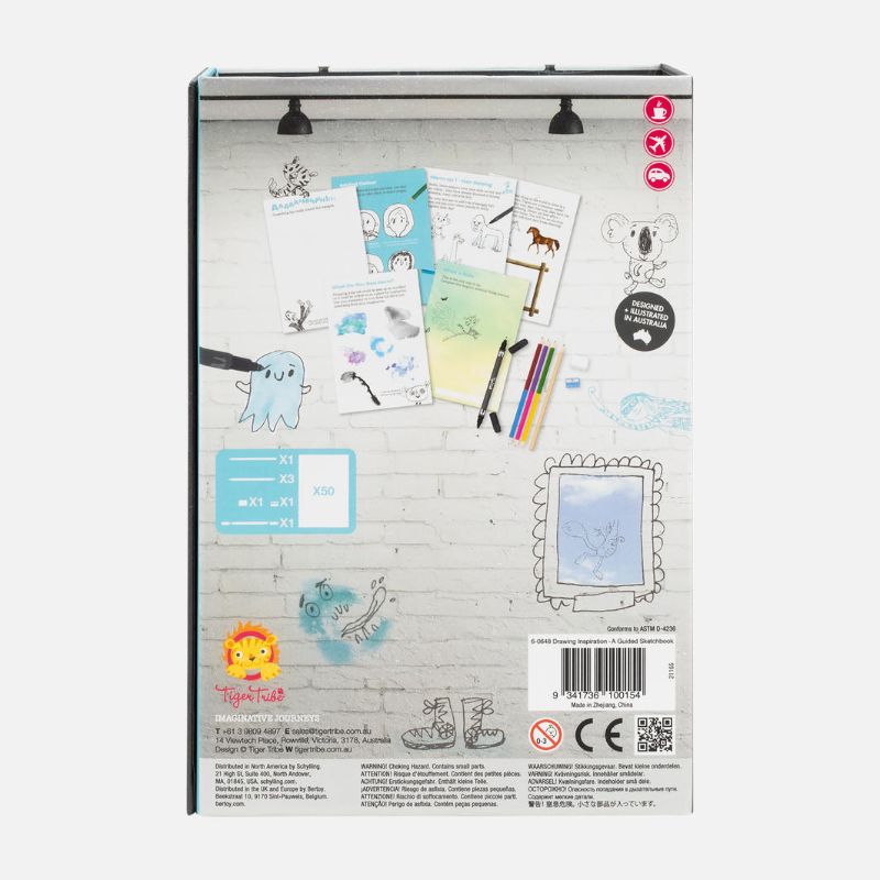 Drawing Inspiration Kit - A Guided Sketchbook