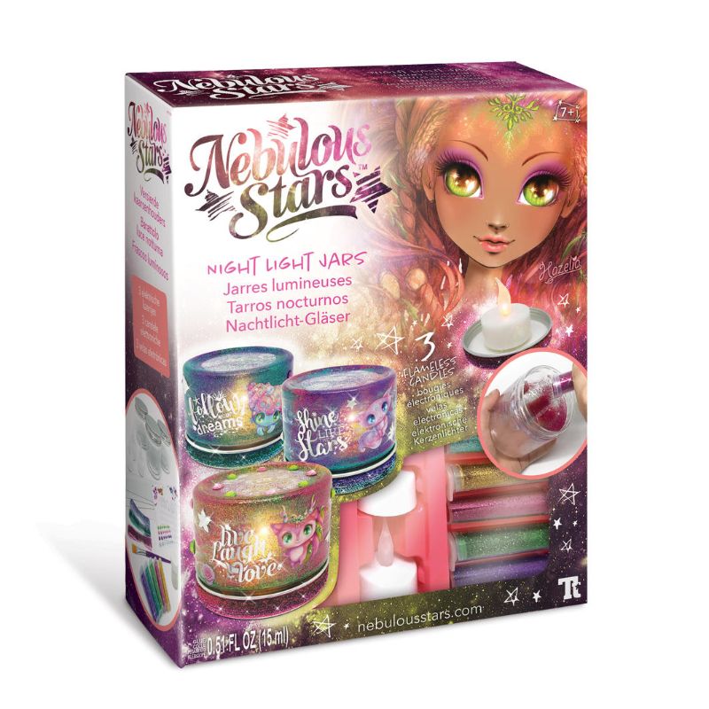 Night Light Jars Kit - Hazelia - Nebulous Stars