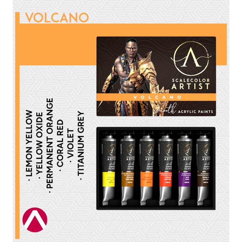 Scale 75 - Scalecolor Artist - Volcano Paint Set