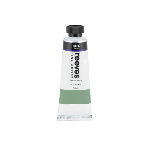 Reeves Fine Artists Oil 50ml Green Grey