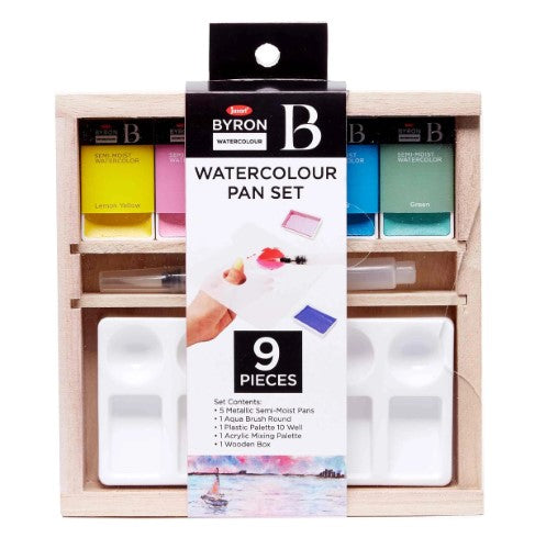 Jasart Byron Watercolour Pan Set Of 9