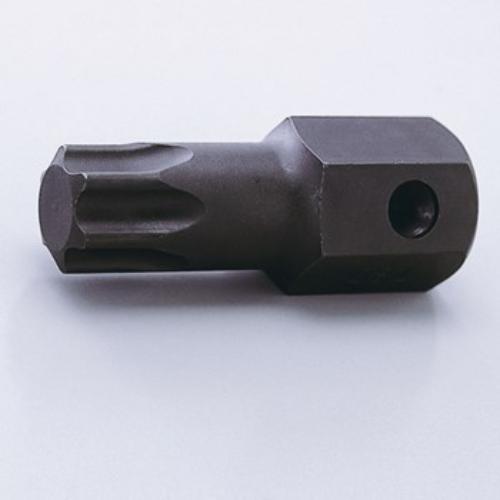 Koken 107-22T Impact Torx Bit T100, 60mm long for heavy-duty tasks, reducing slippage and enhancing torque transfer.