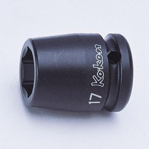 Koken 14400A 1/2" Drive Impact Socket, 5/16", crafted from chrome moly steel for durability and optimized torque transmission.