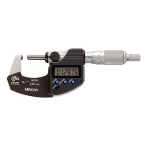 Mitutoyo Digimatic Tube Micrometer 0 - 1"/25mm (Sph/Sph) IP65 Coolant Proof