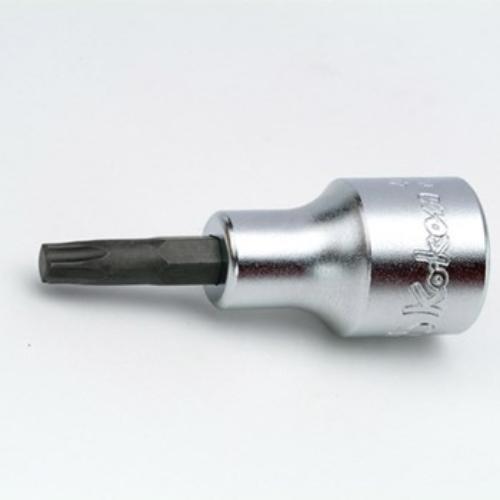 Koken 4025-60 Torx Socket 1/2" Drive T80, 60mm length, designed for optimal torque transfer and efficiency in automotive tasks.