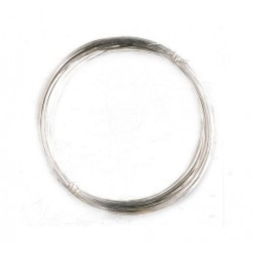 Galvanized wire 0.25mm, 10m pack for robust rigging and detailing in wooden ship models.