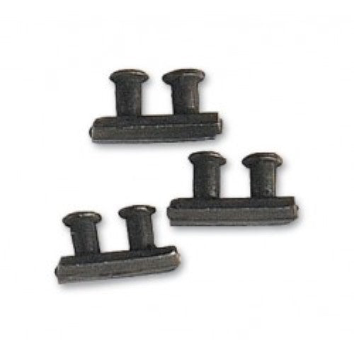 Four 8mm wooden ship fittings designed for enhancing model ship authenticity and durability.