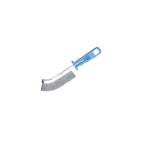 Stainless steel Jaz Universal Hand Brush, 255mm x 16mm, designed for efficient cleaning in tight spaces.