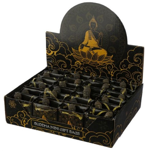Ornament - Thai Buddha Figure in a Mini Gift Bag (Set of 24)