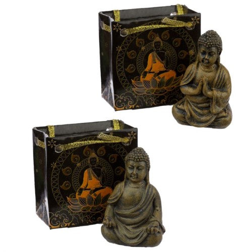 Ornament - Thai Buddha Figure in a Mini Gift Bag (Set of 24)